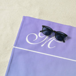 Playa Toalla de baño de color oscuro, rosa y azul