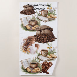 Playa Toalla de Momentos Pacíficos de la Mañana