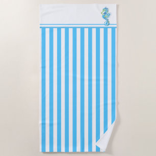 Playa Toalla de playa: ahorse striped