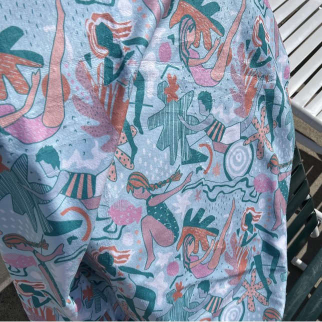 Playa Toalla de playa: Natación submarina (Subido por el creador)