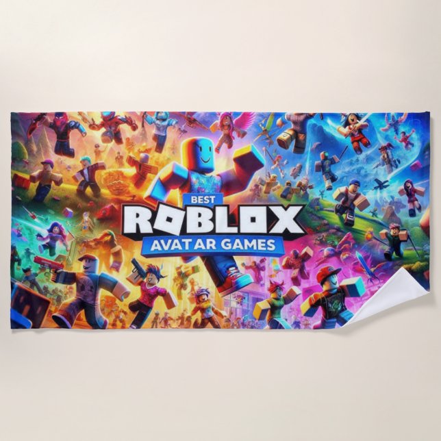 PLAYA TOALLA DE ROBLOX (Anverso)