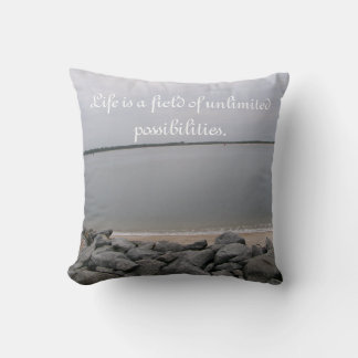 Playa Tranquila Almohada Reversible