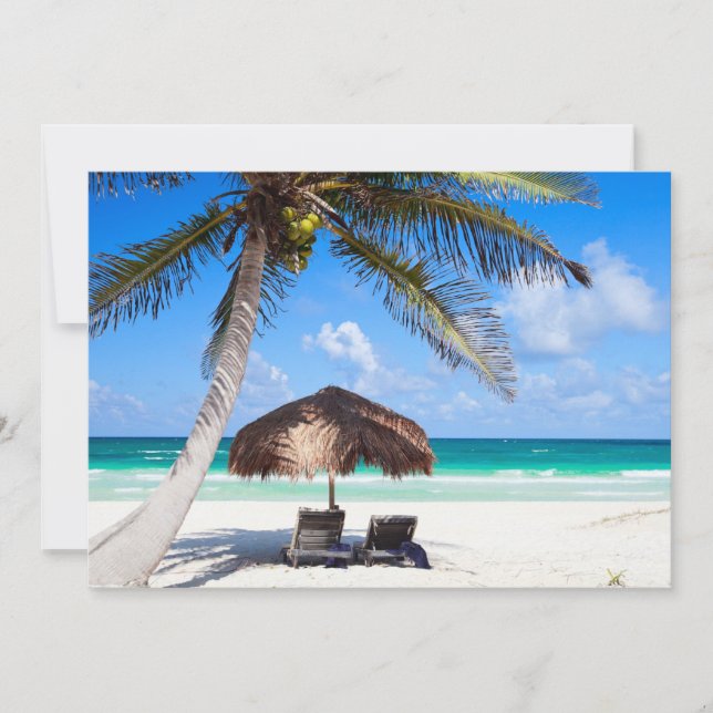 Playa tropical (Anverso)