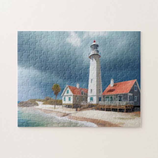 Playa Tropical Arte Fácil Rompecabezas De Arte Cer (Horizontal)