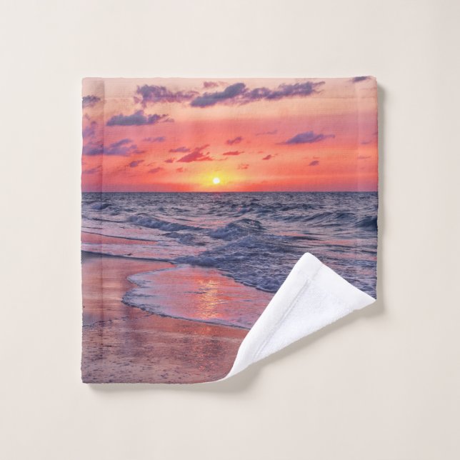 Playa Tropical Bahamas Sunset Paradise (Toallita)