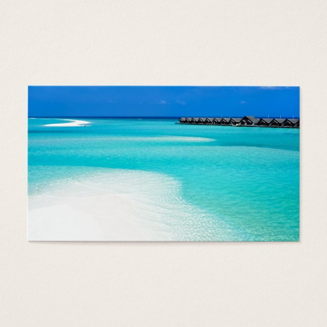 Playa tropical de Maldivas (Frente)