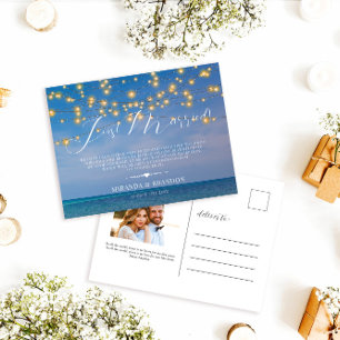 Playa Tropical: Invitación Boda casada