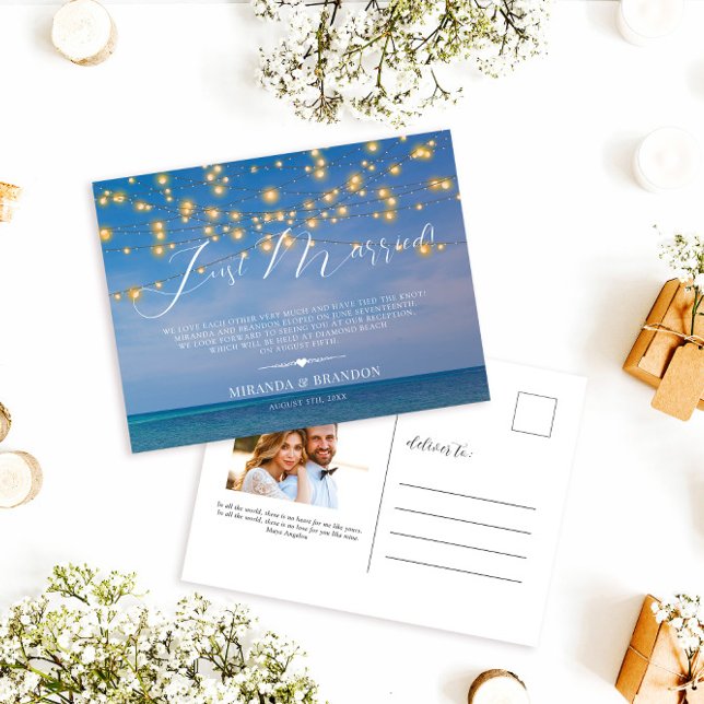 Playa Tropical: Invitación Boda casada (Subido por el creador)