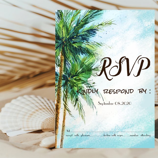 Playa Tropical, Invitación RSVP Palms (Subido por el creador)