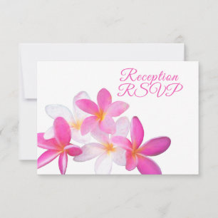 Playa Tropical Rosa Plumeria Recepción Floral RSVP
