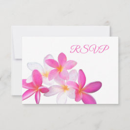 Playa Tropical Rosa Plumeria Recepción Floral RSVP