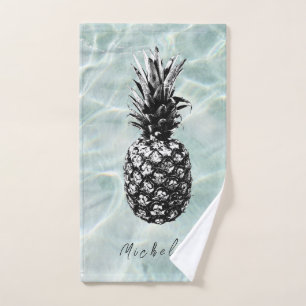 Playa tropical y piña arenosa   PERSONALIZADO