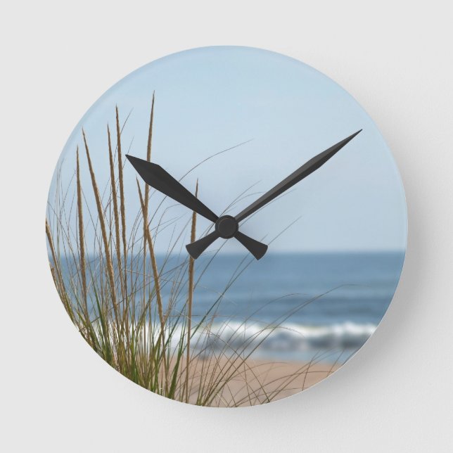 Playa y reloj de pared oceánica (Anverso)