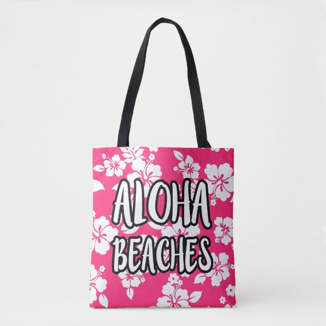Playas de Aloha Pink Hibiscus bolsa de té (Anverso)
