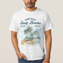 Playas de arena para camisetas