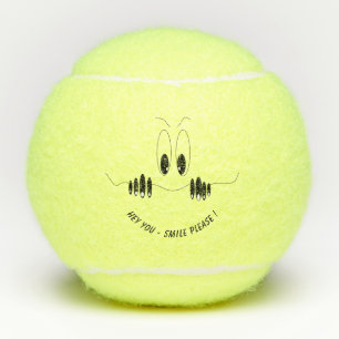Playas de tenis en las bolas Curiosidad Ojos - Son