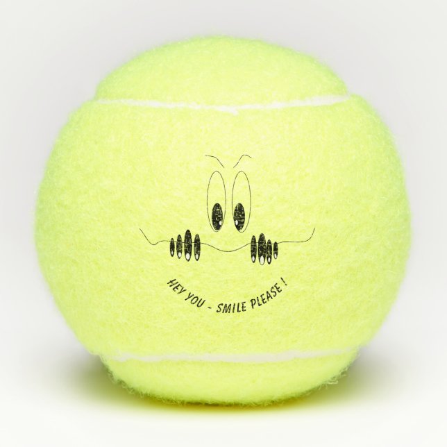 Playas de tenis en las bolas Curiosidad Ojos - Son (Anverso)