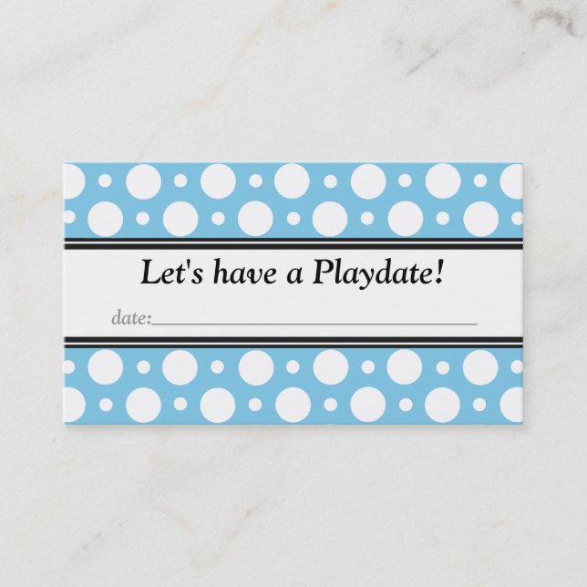 Playdate con las tarjetas de visita de los puntos  (Anverso)