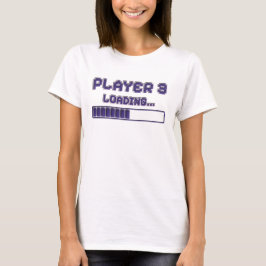 Player 3 Camiseta de anuncio de embarazo en carga