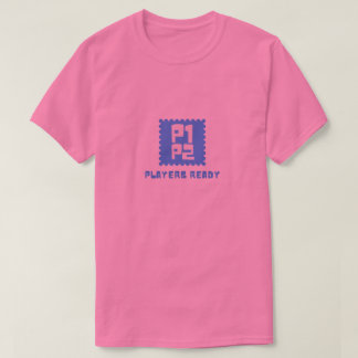Player One Camiseta Retro de Juegos Listo