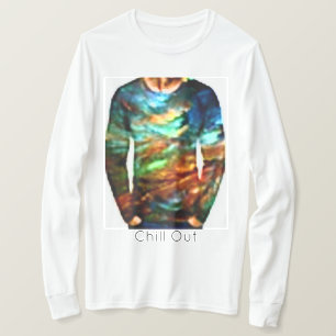 Playera 3D de mangas largas para hombre