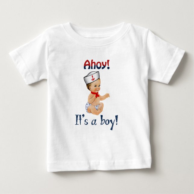 Playera Ahoy es un niño (Anverso)
