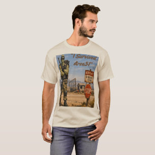 Playera Area51 -I survived Area51