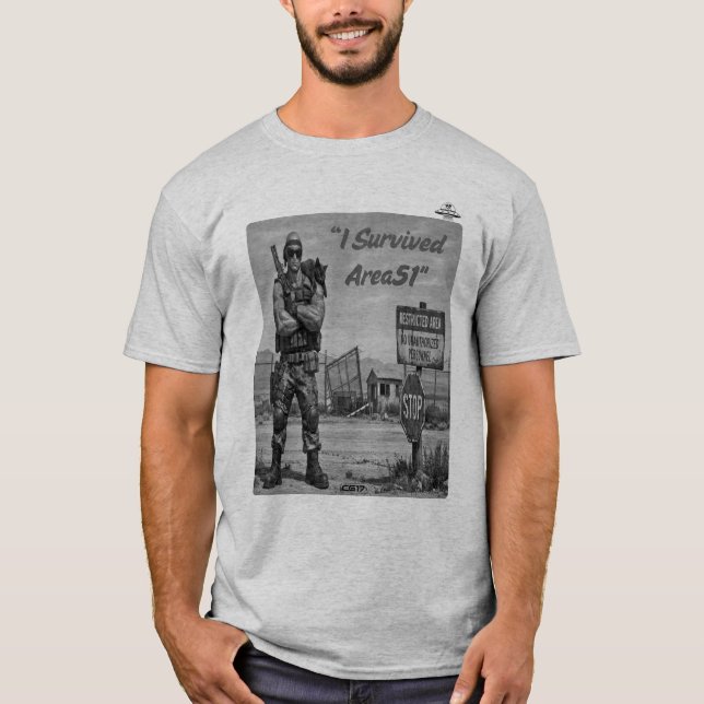 Playera Area51 -I survived Area51 (Anverso)