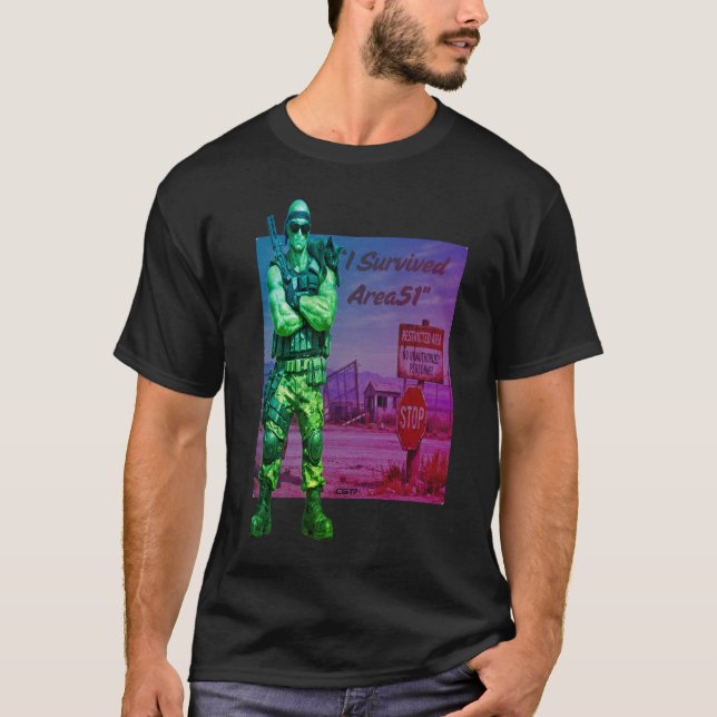 Playera Area51 -I survived Area51 (Anverso)