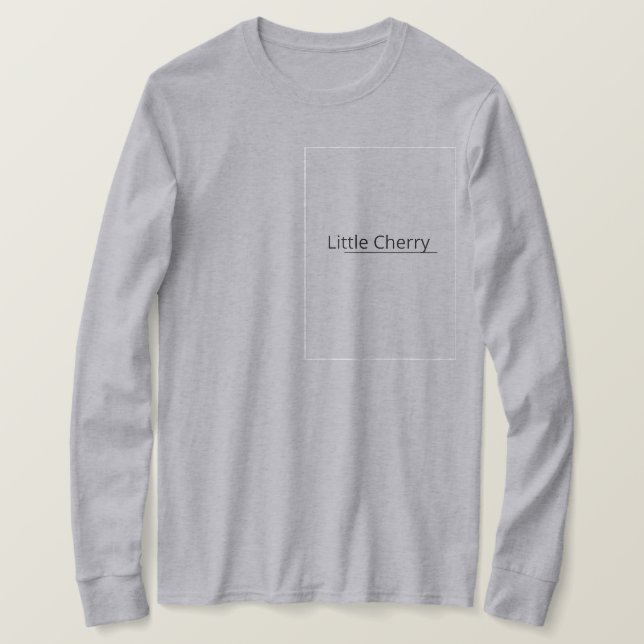 Playera Básica de Manga Larga para Hombre (Anverso del diseño)