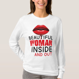 Playera básica de mangas largas Beautiful Woman