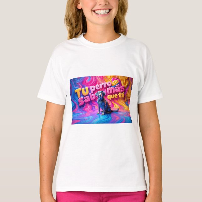 Playera básica de niñas (Anverso)