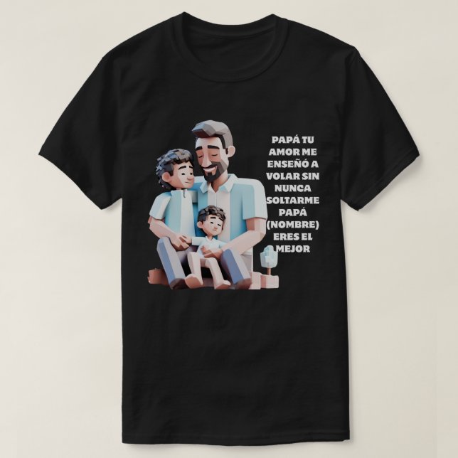 Playera básica para hombre (Diseño del anverso)