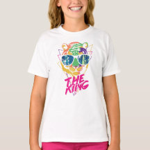 Playera Básica para Niña - The King