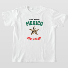 Playera básica para niños Edición Orgullo Nacional