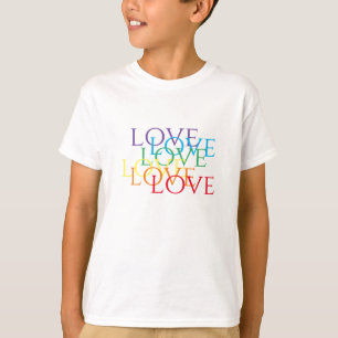 Playera Básica para Niños RAINBOW LOVE