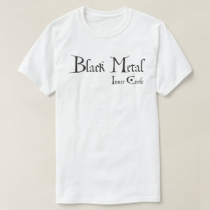 Playera Black Metal Inner Circle (black ink)