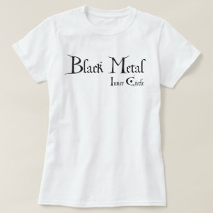 Playera Black Metal Inner Circle (black ink)
