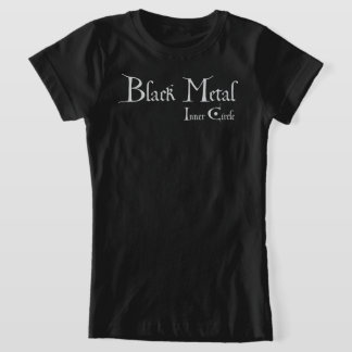 Playera Black Metal Logo