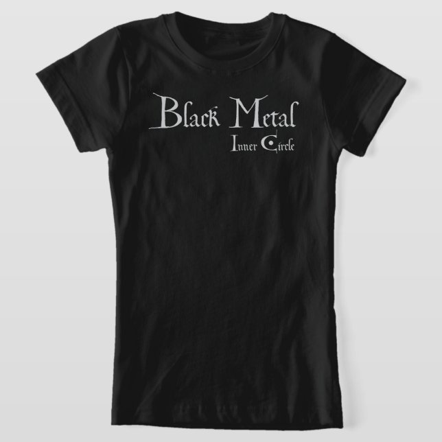 Playera Black Metal Logo (Distribución)