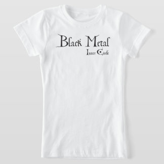 Playera Black Metal Logo (black ink)