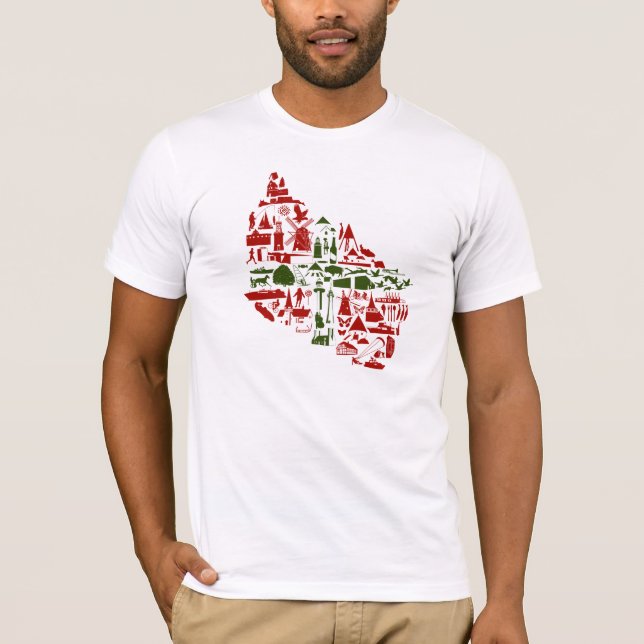 playera “Bornholm logo” sr_. (American Apparel) (Anverso)