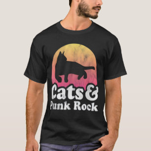 Playera Cats and Punk Rock