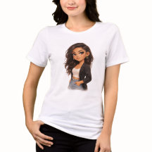 Playera Chibi Girl – Energía de Personaje Principa