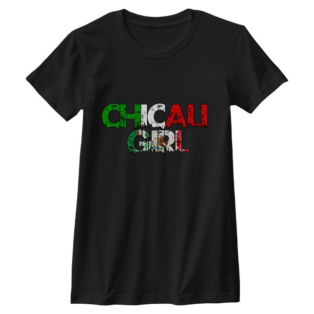 Playera Chicali Muchacha de Mexicali (Chicali Mexicali Girl tshirt)