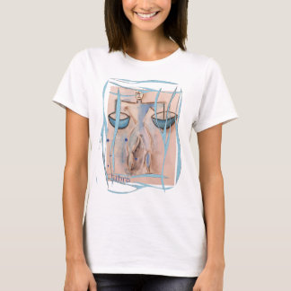 playera con dibujo original zodiaco libra
