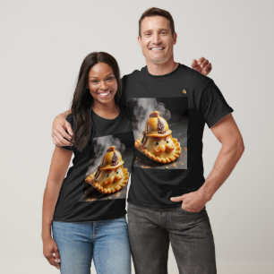 playera con estampado "comandante empanadas"