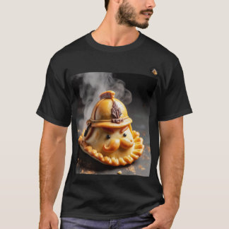 playera con estampado "comandante empanadas"