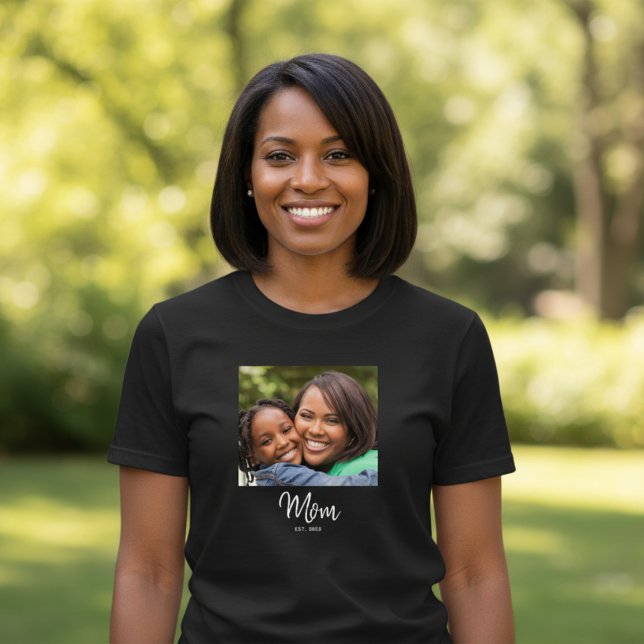 Playera con foto y guión establecido de mamá (Subido por el creador)