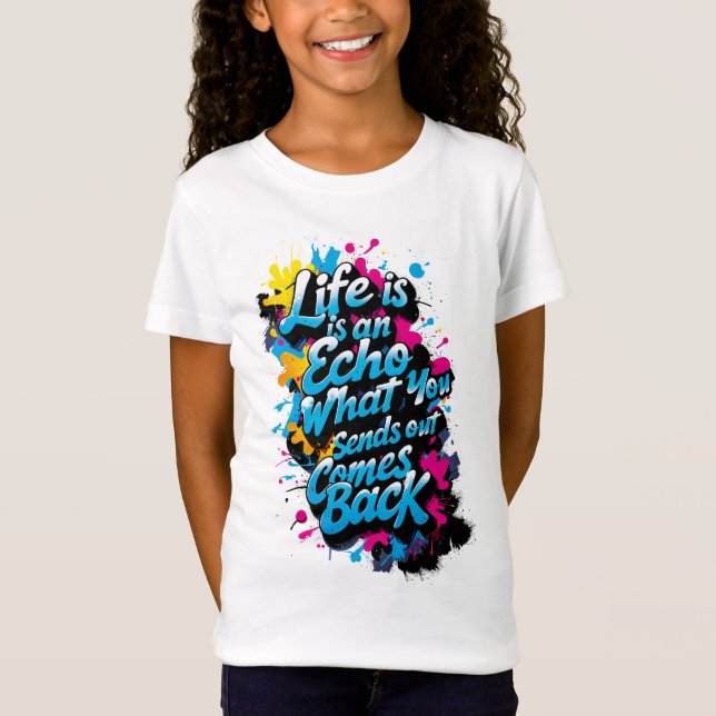 Playera con punto de jersey Eco de la Vida (Anverso)